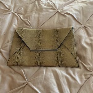 Bcbg Maxazria gold clutch